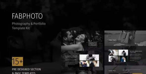 FabPhoto – Photography and Portfolio Template Kit