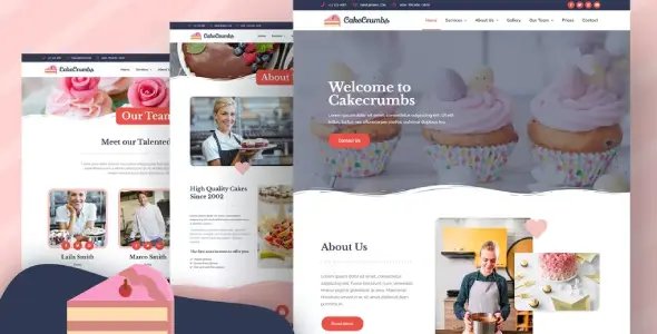 GrozPastry – Bakery Elementor Template Kit
