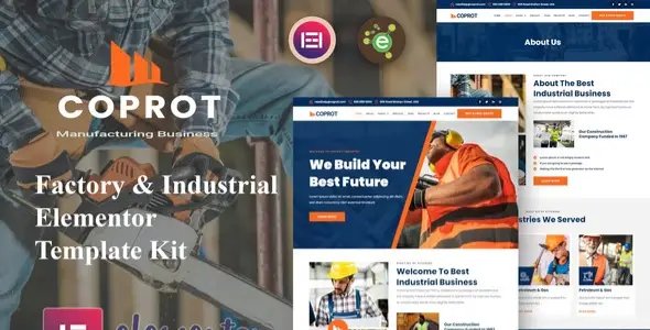 Coprot – Factory & Industrial Elementor Template Kit